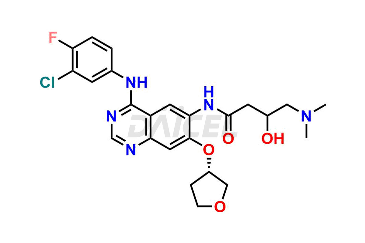 N-(4-((3-chloro-4-fluorophenyl)amino)-7-(((S)-tetrahydrofuran-3-yl)oxy)quinazolin-6-yl)-4-(dimethylamino)-3-hydroxybutanamide