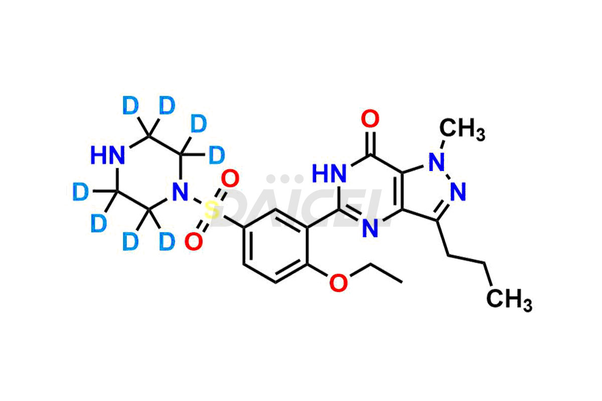 Piperazine N-desmethyl Sildenafil D8