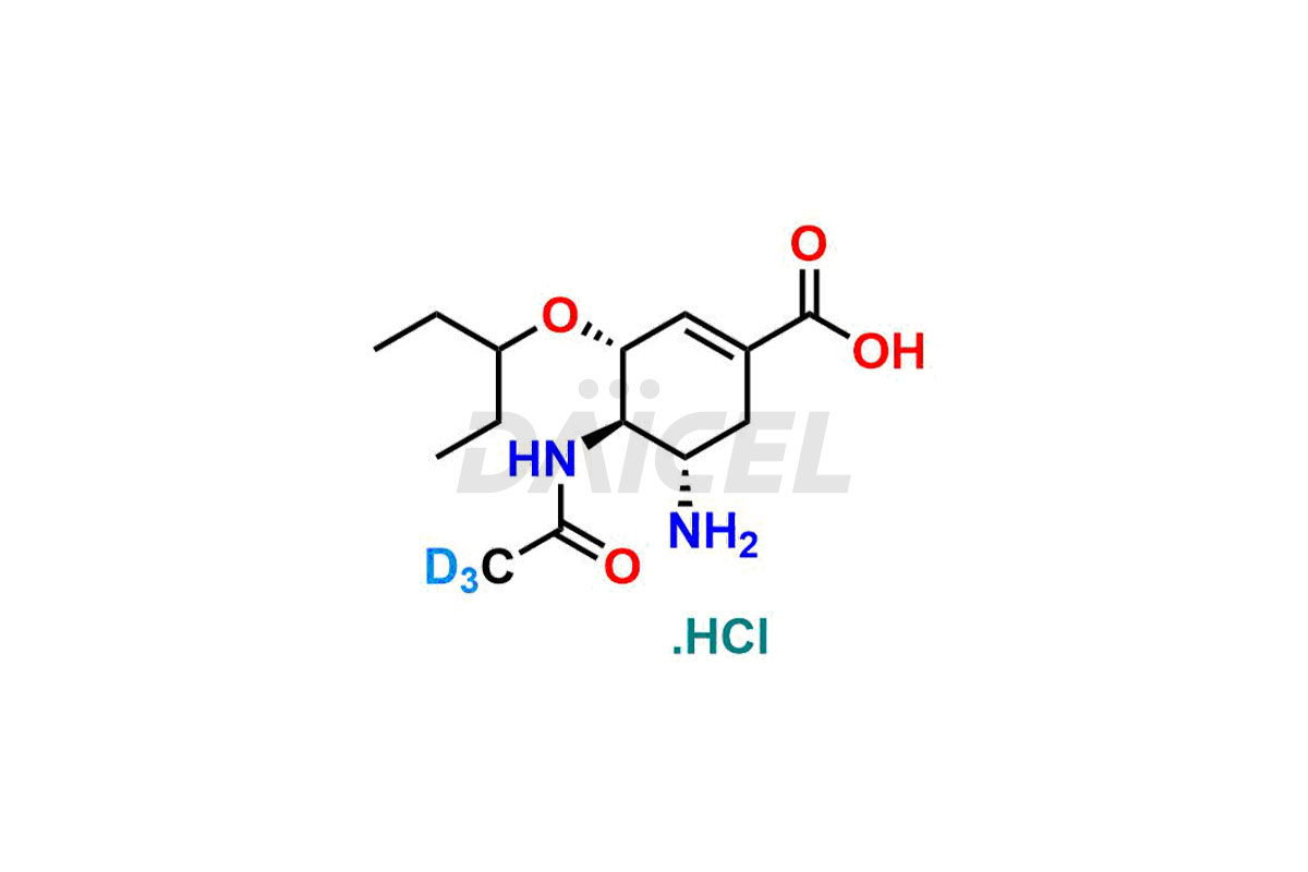 Oseltamivir Carboxylic acid - D3 HCl