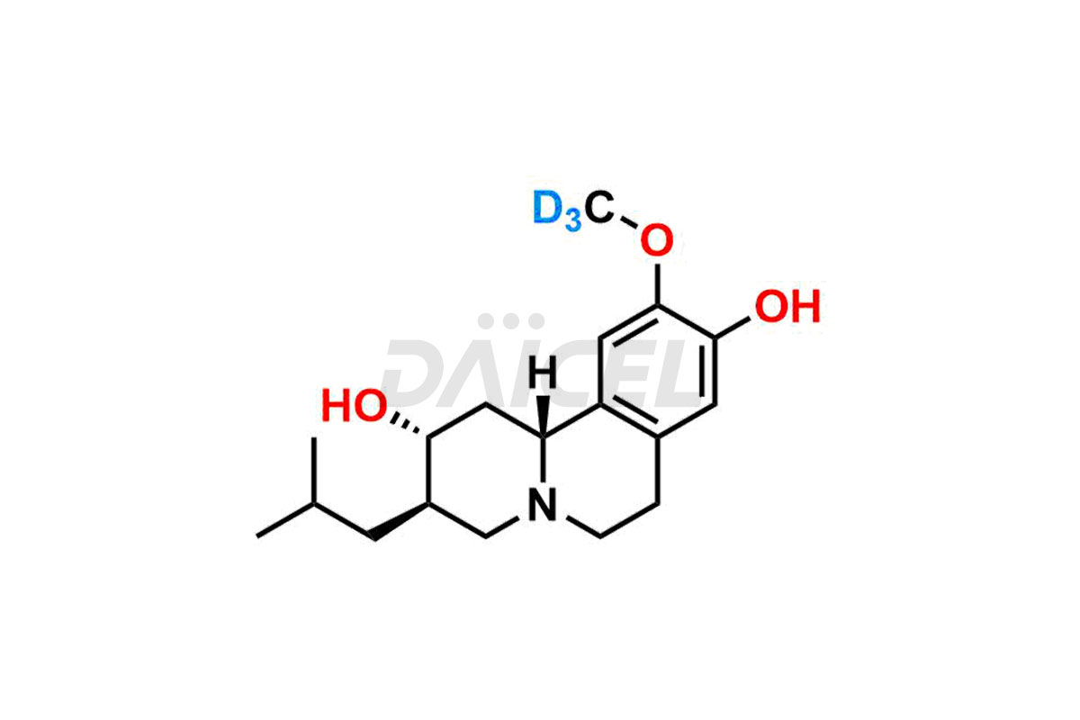 9-desmethyl α-dihydro tetrabenazine D3