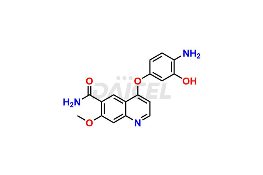 4-(4-amino-3-hydroxyphenoxy)-7-methoxyquinoline-6-carboxamide